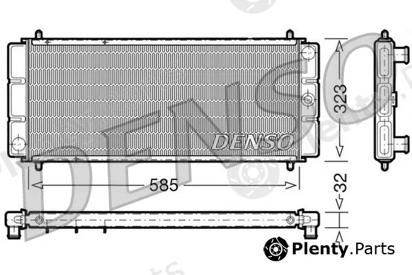 Denso DRM24011 — Radiator, engine cooling