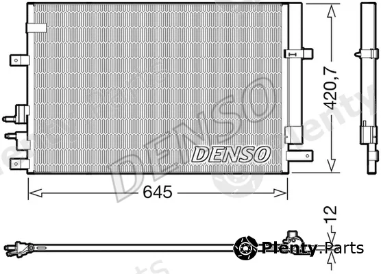 Denso DCN01024 — Condenser, air conditioning