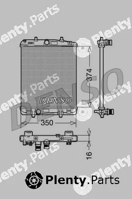 Denso DRM21603 — Radiator, engine cooling