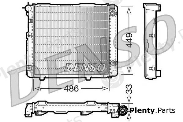 Denso DRM17067 — Radiator, engine cooling