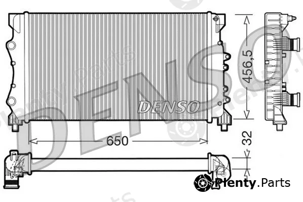 Denso DRM23024 — Radiator, engine cooling