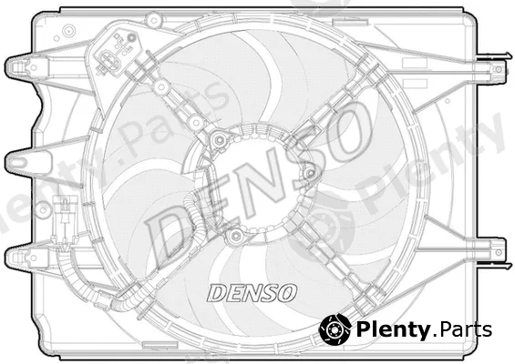 Denso DER09068 — Fan, engine cooling