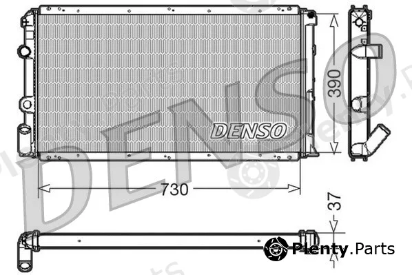 Denso DRM23091 — Radiator, engine cooling