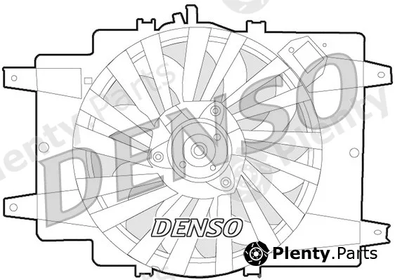 Denso DER01008 — Fan, engine cooling