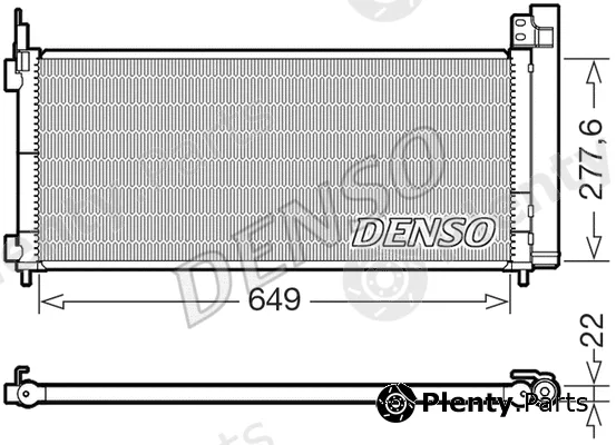 Denso DCN51021 — Condenser, air conditioning
