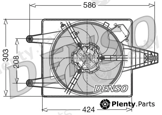 Denso DER13010 — Fan, engine cooling