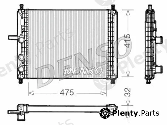 Denso DRM09027 — Radiator, engine cooling