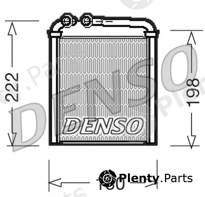 Denso DRR32005 — Heat Exchanger, interior heating