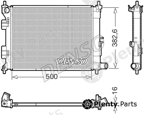 Denso DRM41032 — Radiator, engine cooling