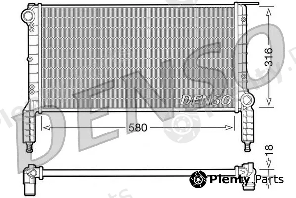 Denso DRM09063 — Radiator, engine cooling