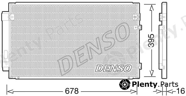 Denso DCN51012 — Condenser, air conditioning