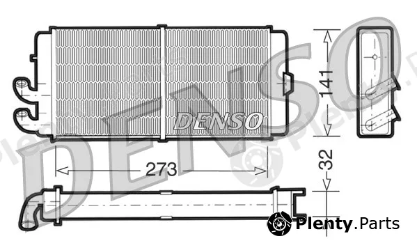 Denso DRR02001 — Heat Exchanger, interior heating