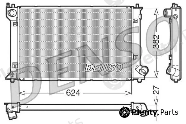 Denso DRM50027 — Radiator, engine cooling