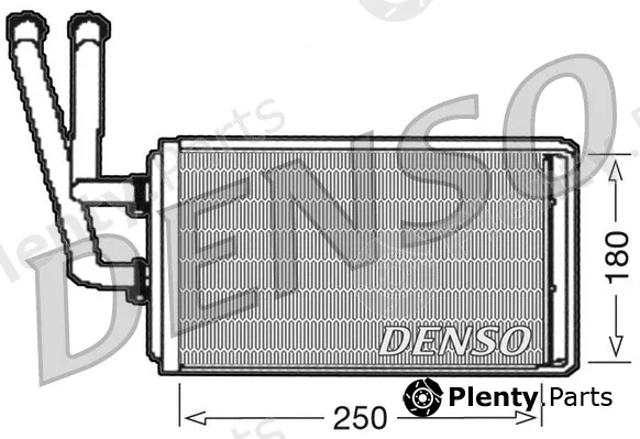 Denso DRR09100 — Heat Exchanger, interior heating