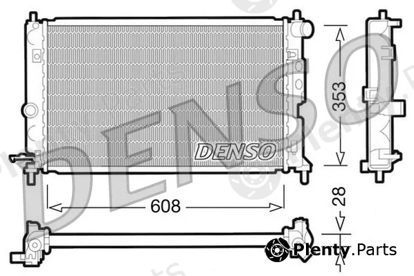 Denso DRM20027 — Radiator, engine cooling
