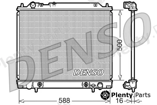 Denso DRM45013 — Radiator, engine cooling