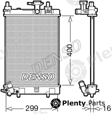 Denso DRM35003 — Radiator, engine cooling