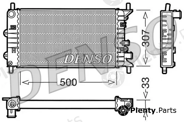 Denso DRM10024 — Radiator, engine cooling