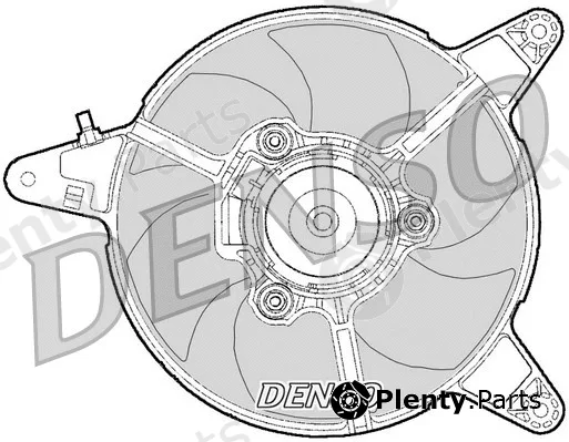 Denso DER09095 — Fan, engine cooling