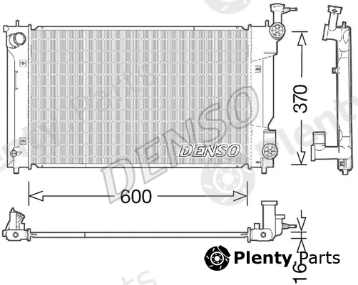 Denso DRM50094 — Radiator, engine cooling