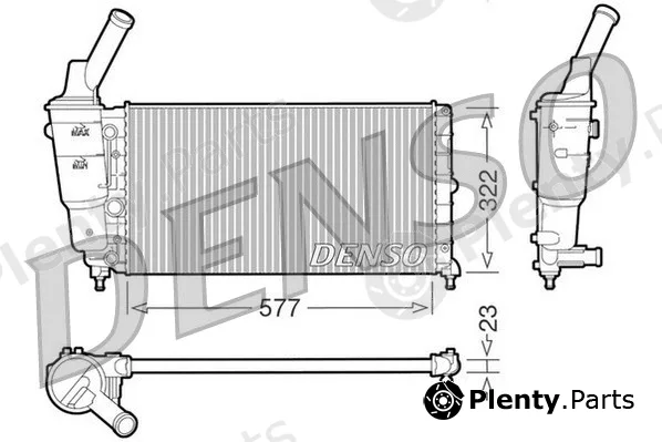 Denso DRM13006 — Radiator, engine cooling