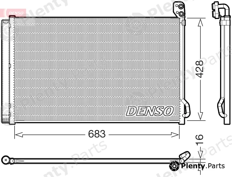 Denso DCN99083 — Condenser, air conditioning