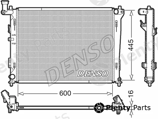 Denso DRM41004 — Radiator, engine cooling