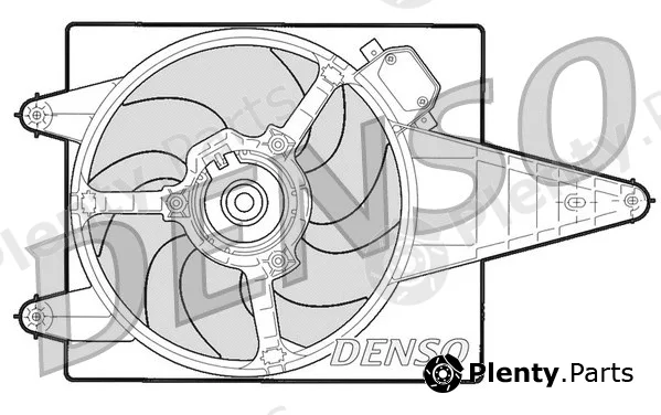 Denso DER13204 — Fan, engine cooling