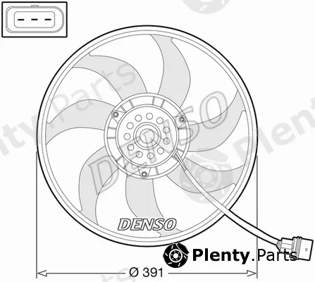 Denso DER32014 — Fan, engine cooling