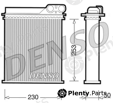 Denso DRR23012 — Heat Exchanger, interior heating