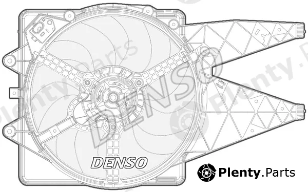 Denso DER09092 — Fan, engine cooling