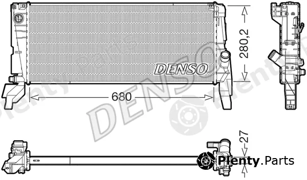 Denso DRM05074 — Radiator, engine cooling