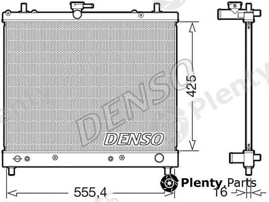 Denso DRM35006 — Radiator, engine cooling