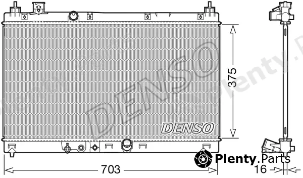 Denso DRM40045 — Radiator, engine cooling