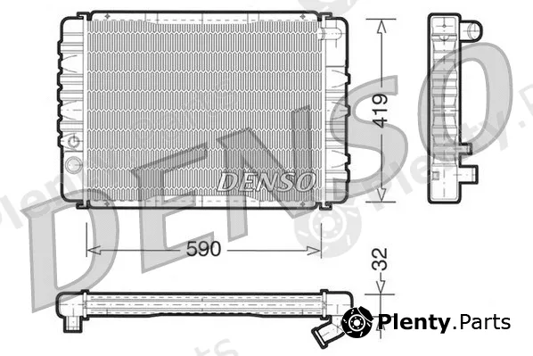 Denso DRM33001 — Radiator, engine cooling