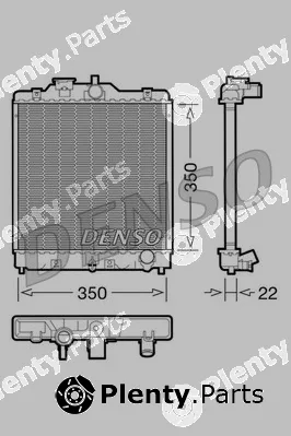 Denso DRM40003 — Radiator, engine cooling