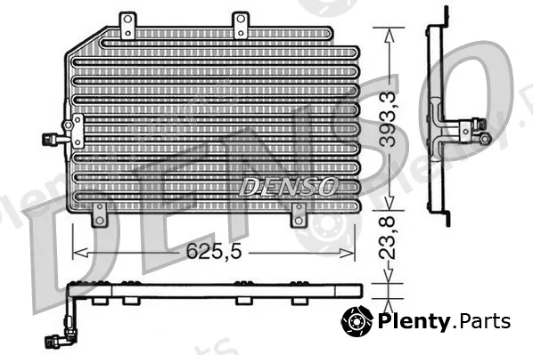 Denso DCN01022 — Condenser, air conditioning