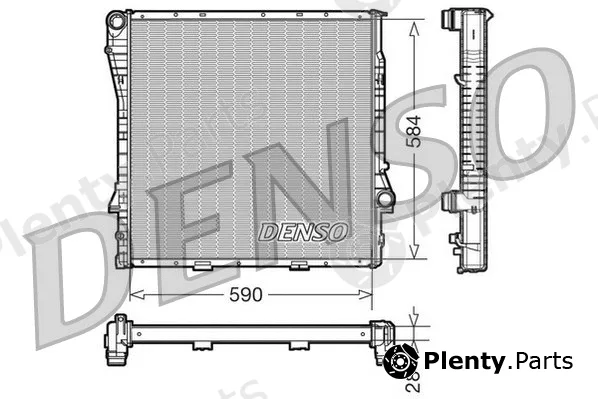 Denso DRM05115 — Radiator, engine cooling