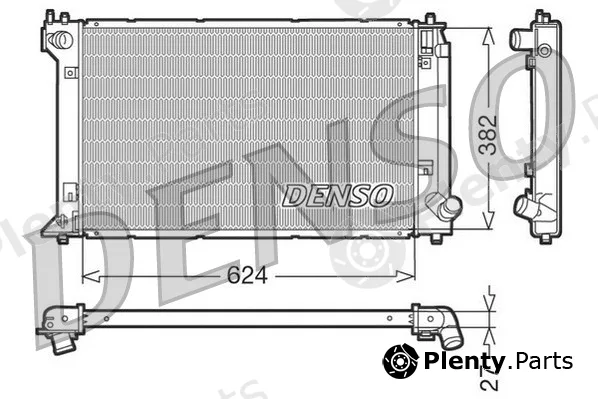 Denso DRM50019 — Radiator, engine cooling