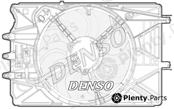 Denso DER09070 — Fan, engine cooling