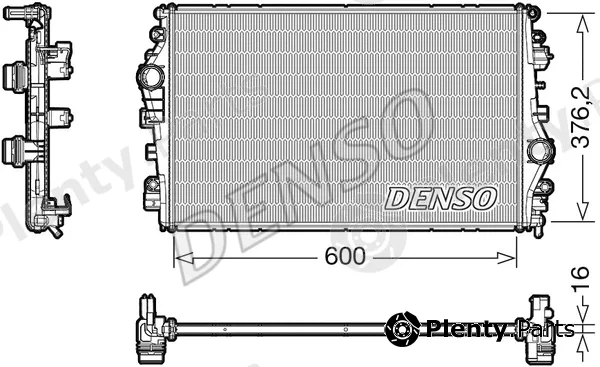 Denso DRM01009 — Radiator, engine cooling