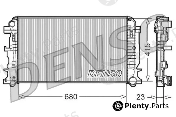 Denso DRM17018 — Radiator, engine cooling