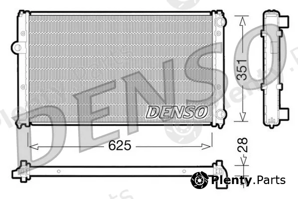 Denso DRM26001 — Radiator, engine cooling