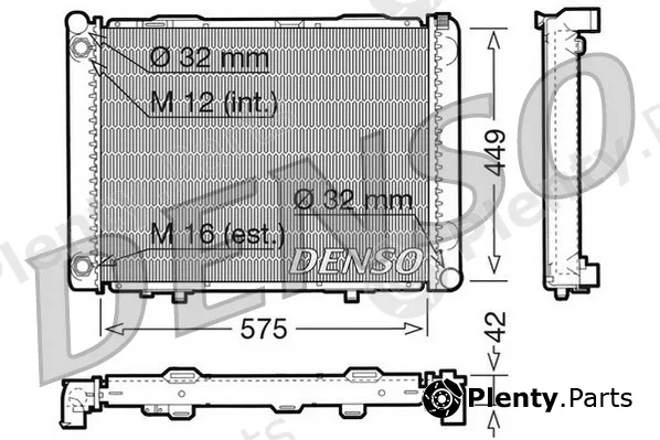 Denso DRM17069 — Radiator, engine cooling