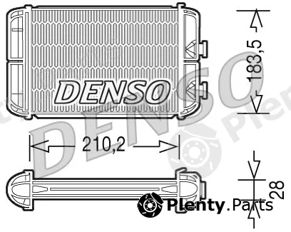 Denso DRR20004 — Heat Exchanger, interior heating