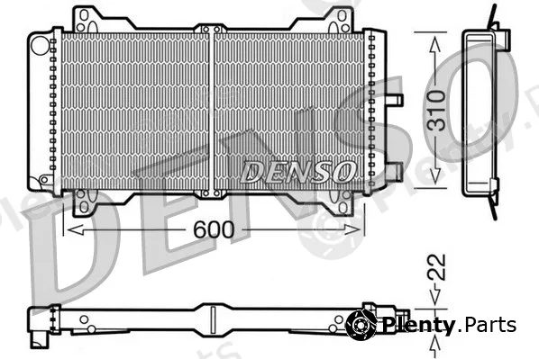 Denso DRM10013 — Radiator, engine cooling