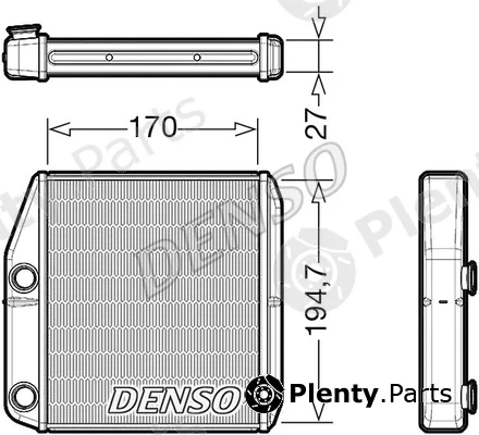 Denso DRR09101 — Heat Exchanger, interior heating