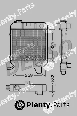Denso DRM21040 — Radiator, engine cooling