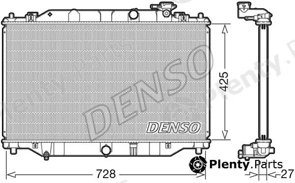 Denso DRM44040 — Radiator, engine cooling