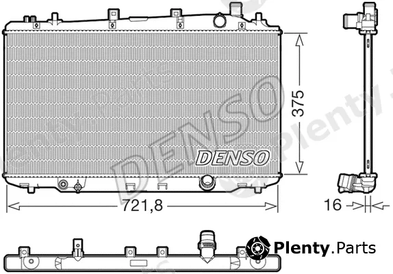 Denso DRM40056 — Radiator, engine cooling